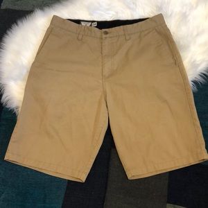Volcom Khaki Shorts Size 34